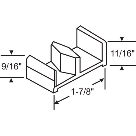 Shower Door Guide Nylon